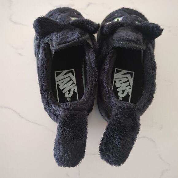 Vans Toddler Slip-On shoes Velcro Toddler size 4 'Cat' NEW - Picture 3 of 8